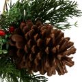 Floristik24 Christmas hanging decoration with cones and berries 16cm