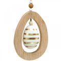 Floristik24 Easter egg to hang up with pattern eggs Easter decoration H12cm 3pcs