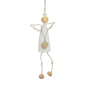 Floristik24 Angel pendant Christmas decoration to hang H22cm 3pcs