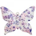 Floristik24 Deco butterflies metal deco hanger purple 12×10cm 3pcs