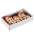 Wooden Decorative House Set