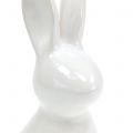 Floristik24 Decorative bunny white mother-of-pearl 18.5cm