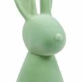 Floristik24 Easter decoration bunny 47cm green flocked Easter bunny decoration figure Easter