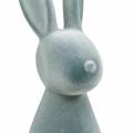 Floristik24 Decorative bunny gray flocked 47cm Easter bunny decoration Easter