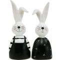 Floristik24 Pair of bunnies, spring decoration, bunny busts, table decoration, Easter H18.5/18cm set of 2