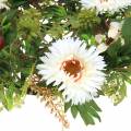 Floristik24 Autumn wreath chrysanthemum white Ø30cm