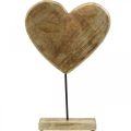 Floristik24 Heart to put Valentine&#39;s Day Wedding Decoration Mother&#39;s Day Wooden Decoration H45cm