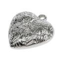 Floristik24 Heart for hanging silver 3cm 36pcs