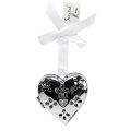 Floristik24 Heart pendant with rose fragrance silver 5cm