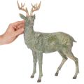 Green Polyresin Deer Figurine for Indoor Decoration, 43cm | Floristik24.co.uk