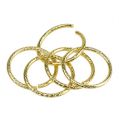 Floristik24 Wedding rings gold Ø3cm 25pcs
