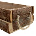 Floristik24 Wooden box nature 58cm x 14cm H9cm