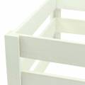 Floristik24 Wooden box white 43.5cm / 37.7cm / 31.8cm set of 3