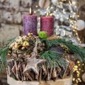 Floristik24 Wooden wreath birch bark natural wreath decorative wreath natural Ø30cm