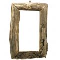Floristik24 Wooden frame nature for hanging 46cm x 30cm