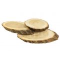 Floristik24 Wooden discs oval nature 20cm - 23cm 3pcs