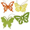 Floristik24 Wooden butterflies for hanging 8cm - 10cm 24pcs