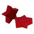 Floristik24 Wooden stars red for spreading 36pcs