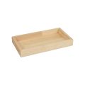 Floristik24 Wooden tray decorative tray wood rectangular natural 28×15×3.5cm