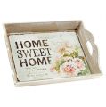 Floristik24 Wooden tray with text Home Sweet Home