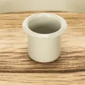 Candle Holder for Four Taper Candles Round Wooden Tray 25cm | Floristik24.co.uk