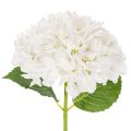 Floristik24 Artificial Hydrangea with Long Stem for Decoration, White, 48cm