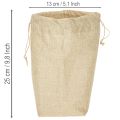 Jute bag 13.5×11cm H25cm | Floristik24.co.uk