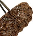 Floristik24 Potato basket 23cm with foil nature