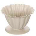 Floristik24 **Cream Decorative Bowl with Flower Petal Design, 9cm**

```html
<h2>Cream Decorative Bowl for Home and Seasonal Styling</h2>

<p>This cream decorative bowl, shaped like an open flower, adds subtle elegance to your home décor. With a height of 9cm, it off