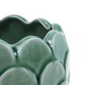 Floristik24 Ceramic Flower Pot Vintage Green Crackle Glaze Ø17cm H15cm