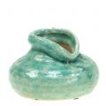 Floristik24 Ceramic vase antique blue H9cm