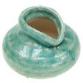 Floristik24 Ceramic vase antique blue H9cm