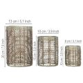 Candle holder metal tealight holder Ø8/10/13cm set of 3 | Floristik24.co.uk