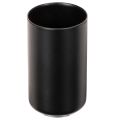 Floristik24 Round magnetic candle holder, matte black, for 25mm taper candles, 4 pieces