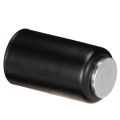 Round magnetic candle holder, matte black, for 25mm taper candles, 4 pieces | Floristik24.co.uk
