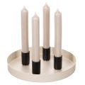 Round magnetic candle holder,