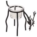 Floristik24 Reindeer candle holder with tealight glass, 15cm