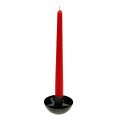 Floristik24 Candlestick black Ø8cm H5cm