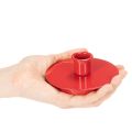 **Red Metal Candle Holders for Taper Candles, 10cm, Set of 2**

```html
<h2>Compact Red Metal Candle Holders for Taper Candles</h2>

<p>
This set of two red metal candle holders is a stylish and functional addition to your home decor. Designed to hold tap | Floristik24.co.uk