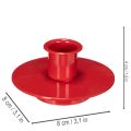 **Small Red Metal Candle Holders for Taper Candles Set of 3**

```html
<h2>Small Red Metal Candle Holders for Taper Candles</h2>

<p>
Add a vibrant touch to your home with this set of three small red metal candle holders. Designed for taper candles with a | Floristik24.co.uk
