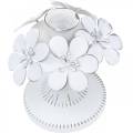 Floristik24 Spring decorations, metal candlesticks with flowers, wedding decorations, candle holders, table decorations