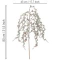 Artificial Pine Branch with Decorative Cones and Frosted Effect – 80cm, Pack of 3 | Floristik24.co.uk
