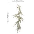 Floristik24 Artificial Christmas Garland with Pine Cones and Frosted Greenery – 185cm