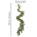 Artificial Pine Garland with Pine Cones Green 190cm | Floristik24.co.uk