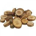 Floristik24 Wooden discs deco sprinkles wood pine round Ø3-4cm 500g