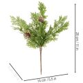 Künstlicher Pine Spray mit Schneebedeckten Zapfen 28cm, Set aus 6 | Floristik24.co.uk
