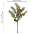 Artificial Christmas branch, decorative branch with pine cones | Floristik24.co.uk