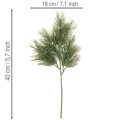 Artificial Pine Branches for Winter Decorations 40cm Set of 4

```html
<h2>Artificial Pine Branches for Indoor Winter Decorations</h2>
<p>
Add a touch of winter charm to your home with these artificial pine branches. Crafted from lightweight, green plasti | Floristik24.co.uk