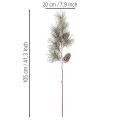 Artificial Pine Branch with Cones and Long Needles 105cm | Floristik24.co.uk