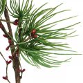 Floristik24 Decorative branch Artificial pine branch with berries green, red 58cm